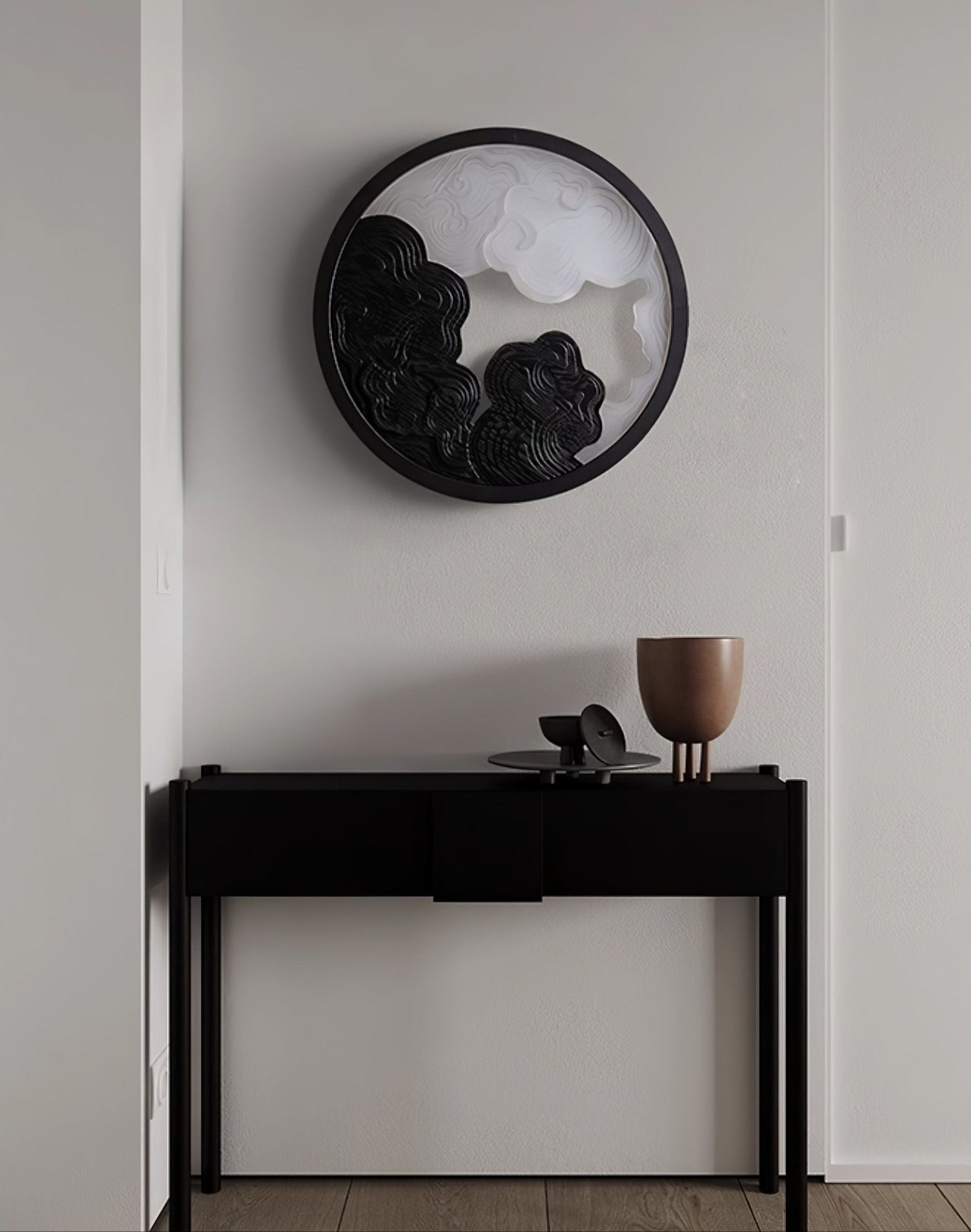 Cirrus Modern Wood & Acrylic Wall Light