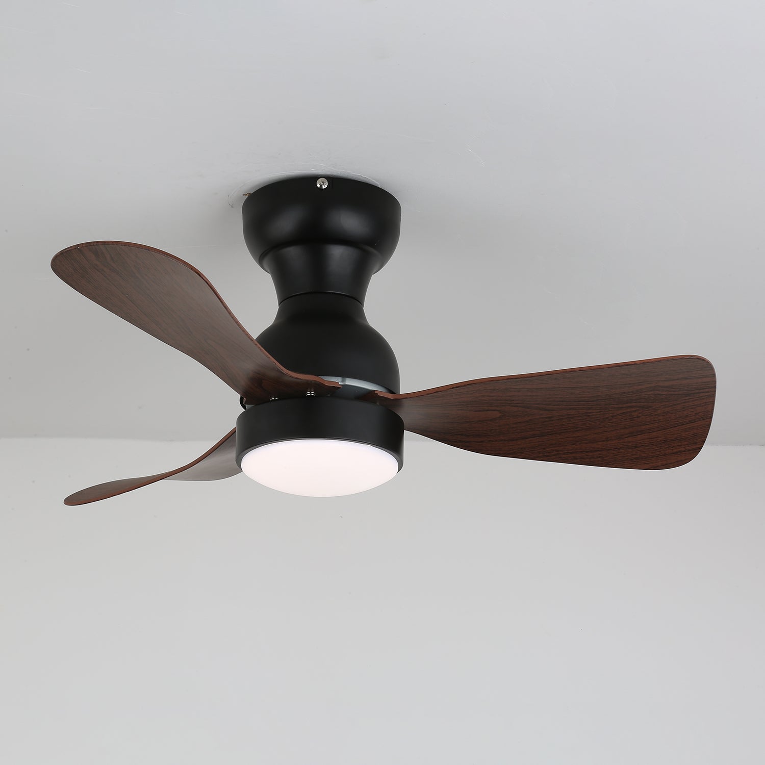 Aurdorus Modern Wood Ceiling Fan Light - Letslighting