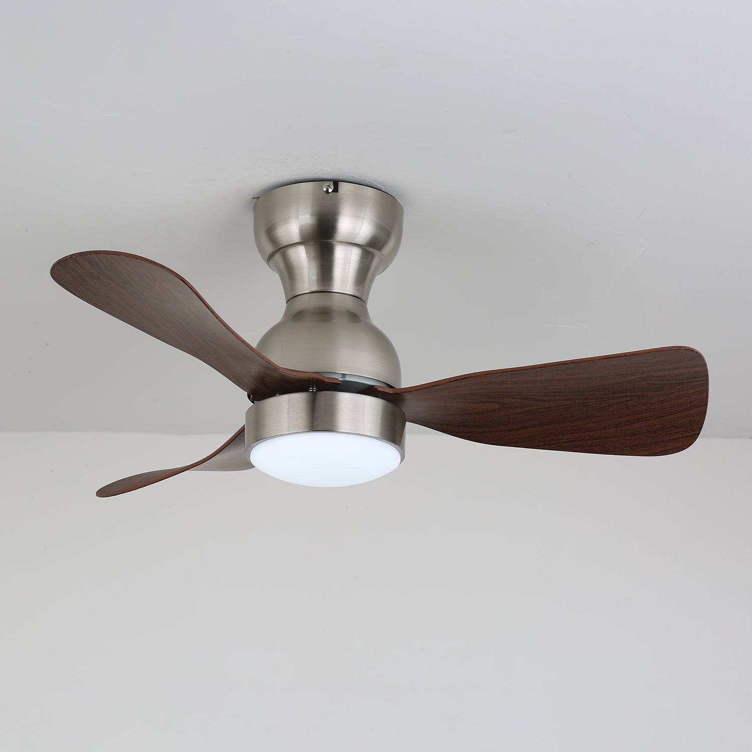 Aurdorus Modern Wood Ceiling Fan Light - Letslighting
