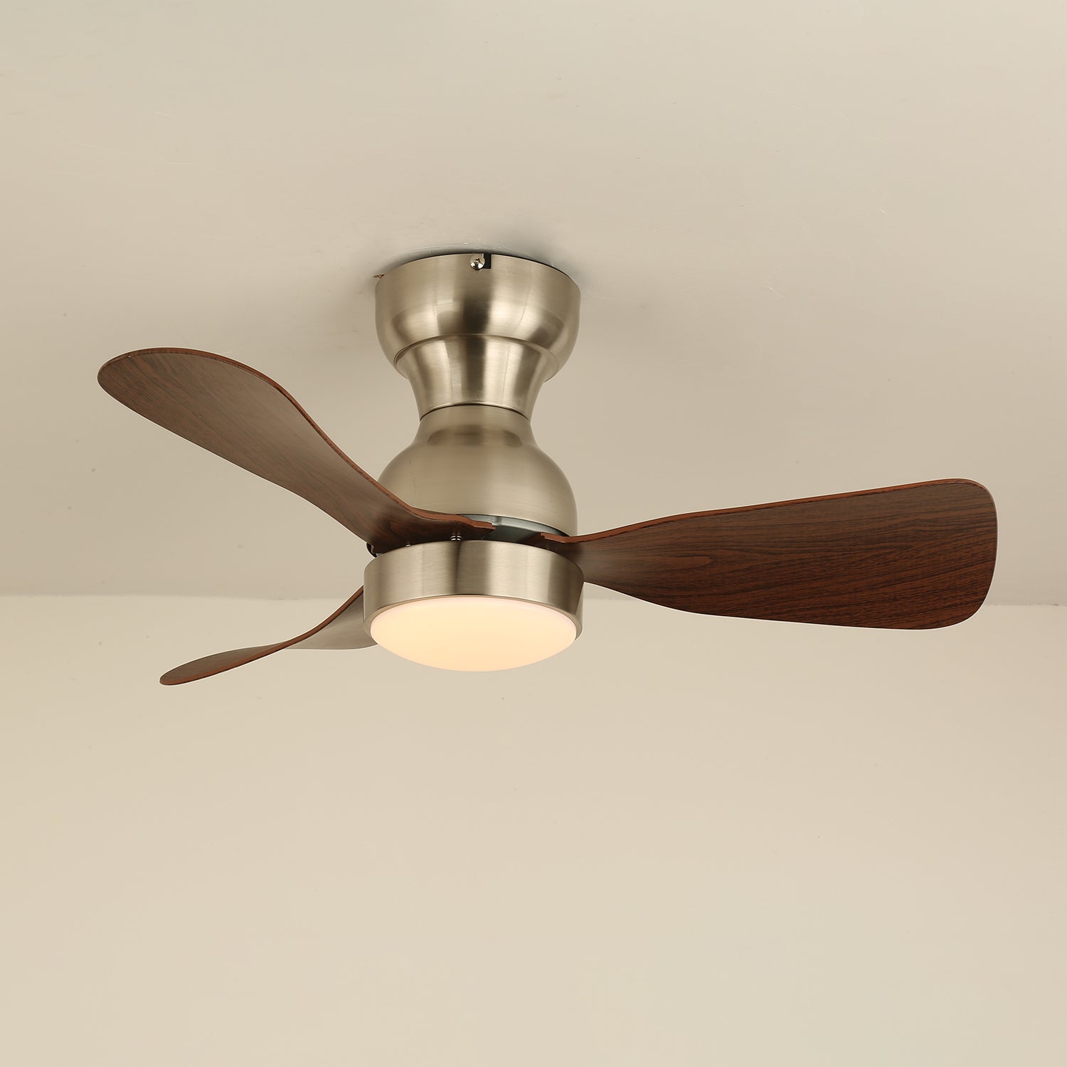 Aurdorus Modern Wood Ceiling Fan Light - Letslighting