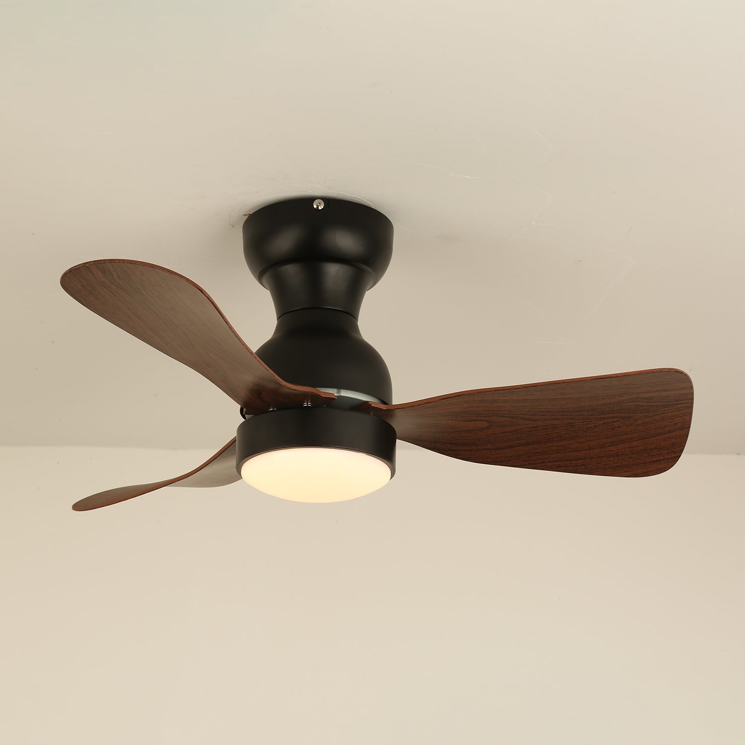 Aurdorus Modern Wood Ceiling Fan Light - Letslighting