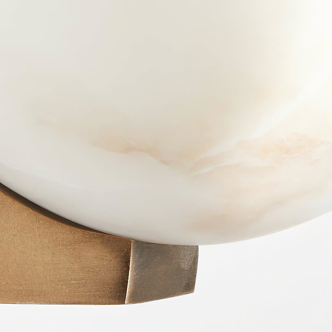 Corvina Bowl Alabaster Wall Light - Letslighting