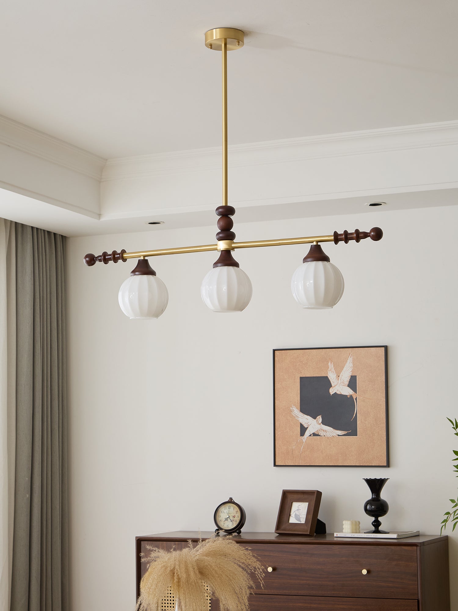 Vosole Traditional Elegance Vintage Wood Chandelier - Letslighting