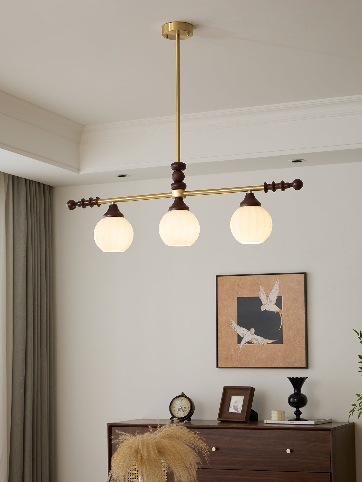 Vosole Traditional Elegance Vintage Wood Chandelier - Letslighting