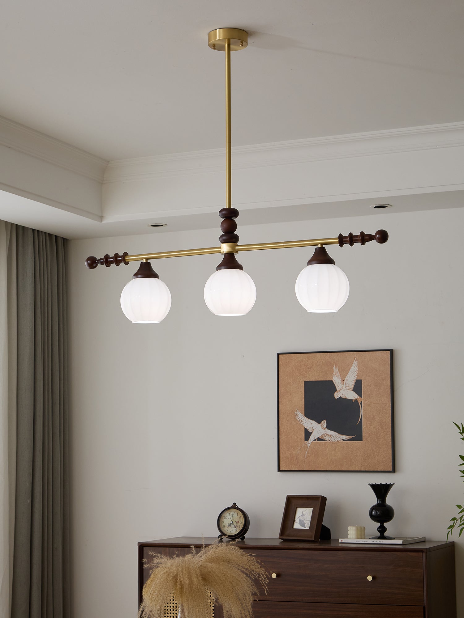 Vosole Traditional Elegance Vintage Wood Chandelier - Letslighting
