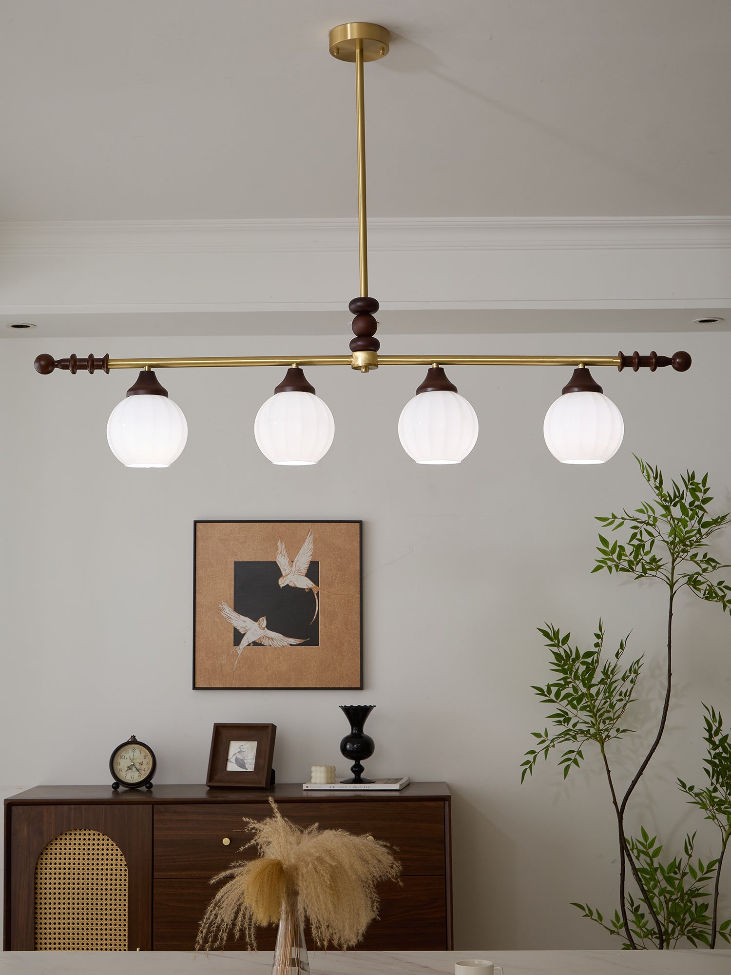 Vosole Traditional Elegance Vintage Wood Chandelier - Letslighting