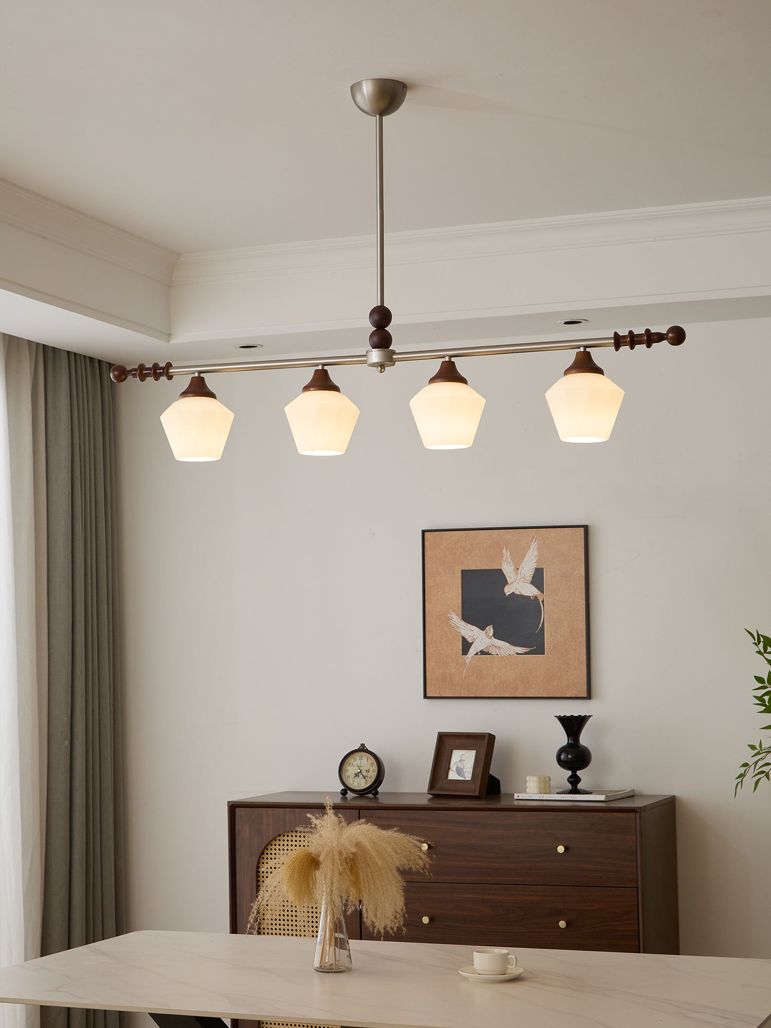 Vosole Traditional Elegance Vintage Wood Chandelier - Letslighting