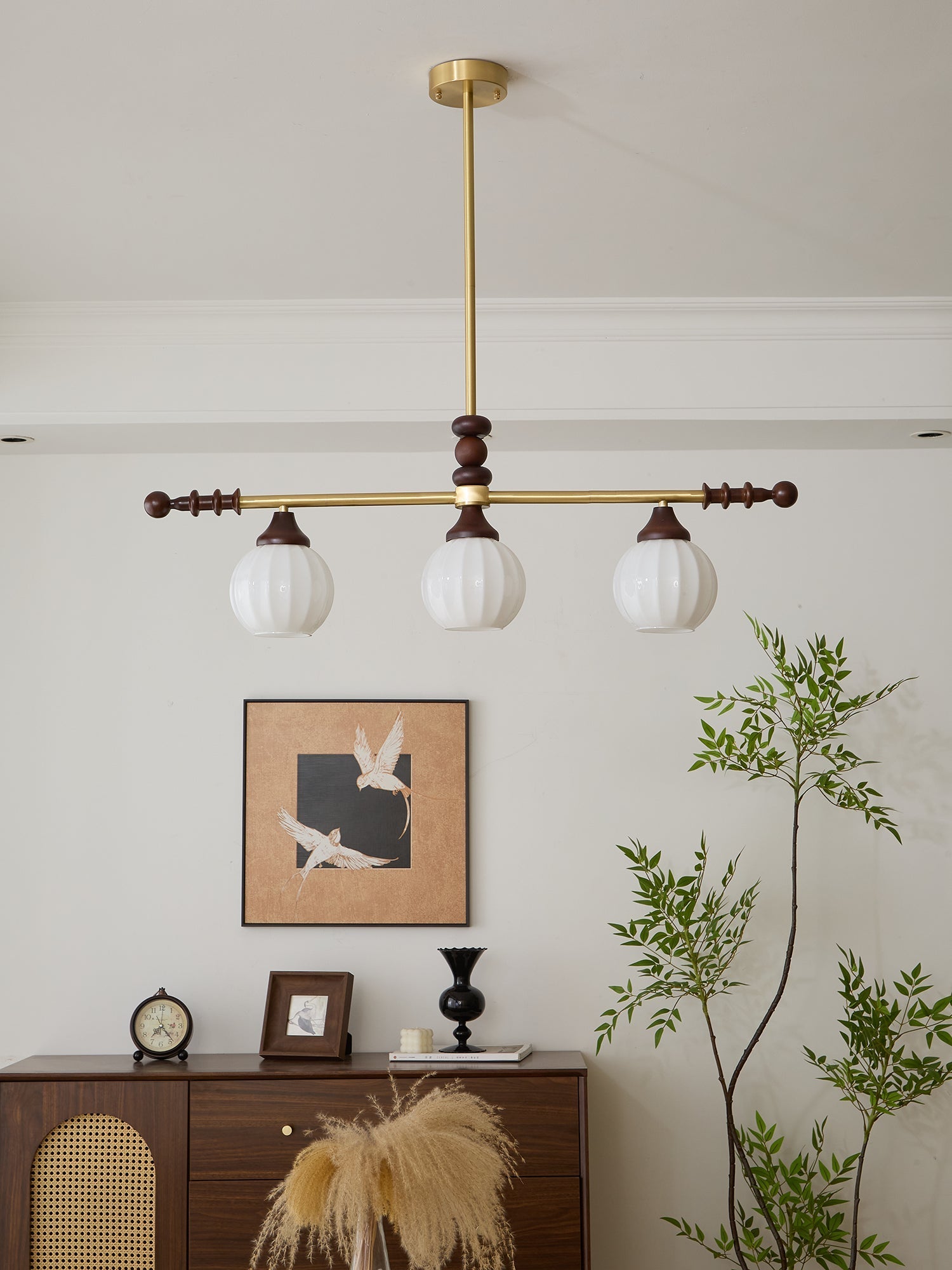 Vosole Traditional Elegance Vintage Wood Chandelier - Letslighting