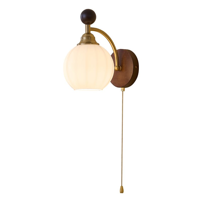Eshae Premium Nordic Art Fabric Wood Wall Lamp - Letslighting
