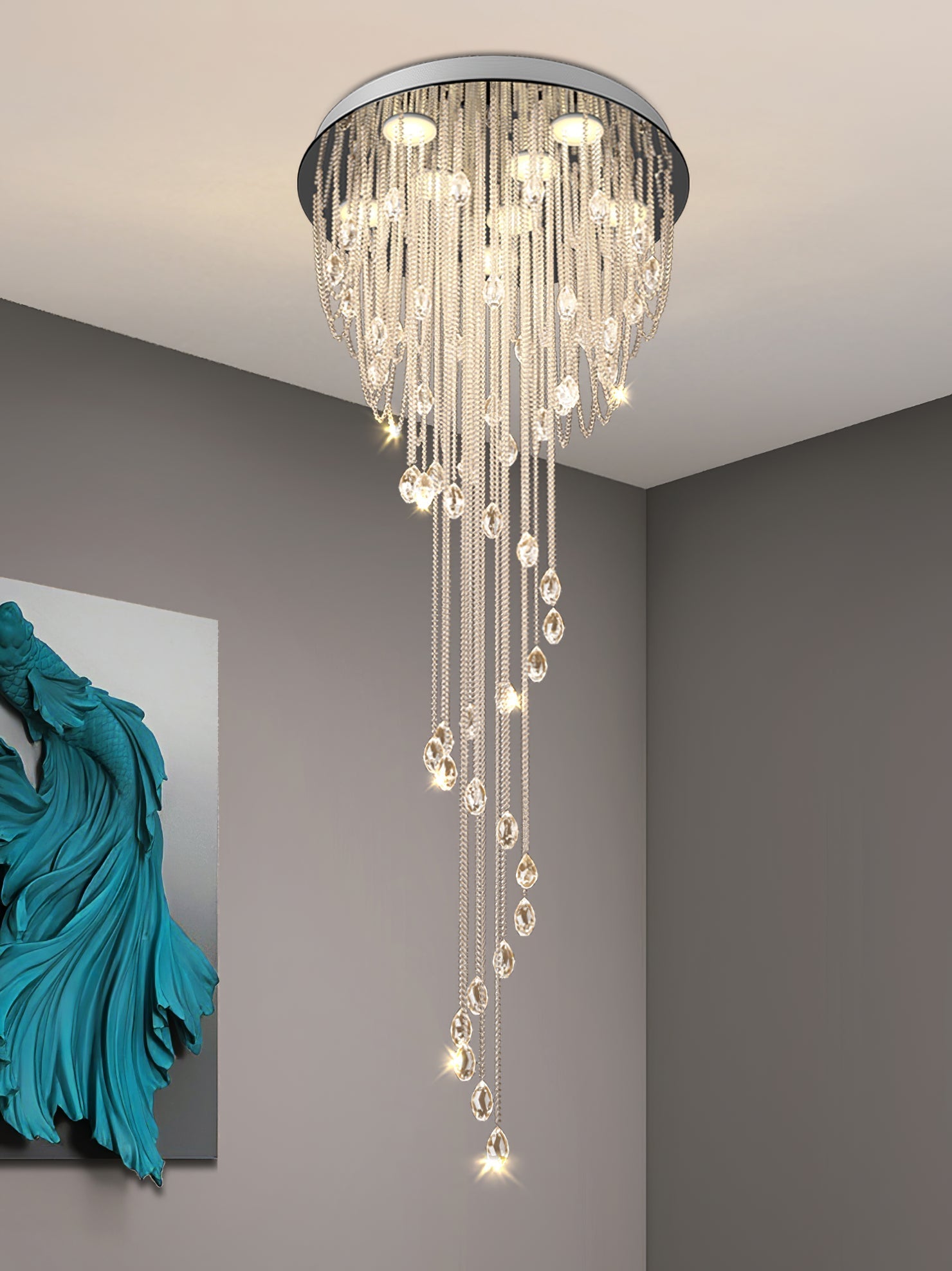 Evlaeia Postmodern Luxury Classic Crystal Chandelier - Letslighting