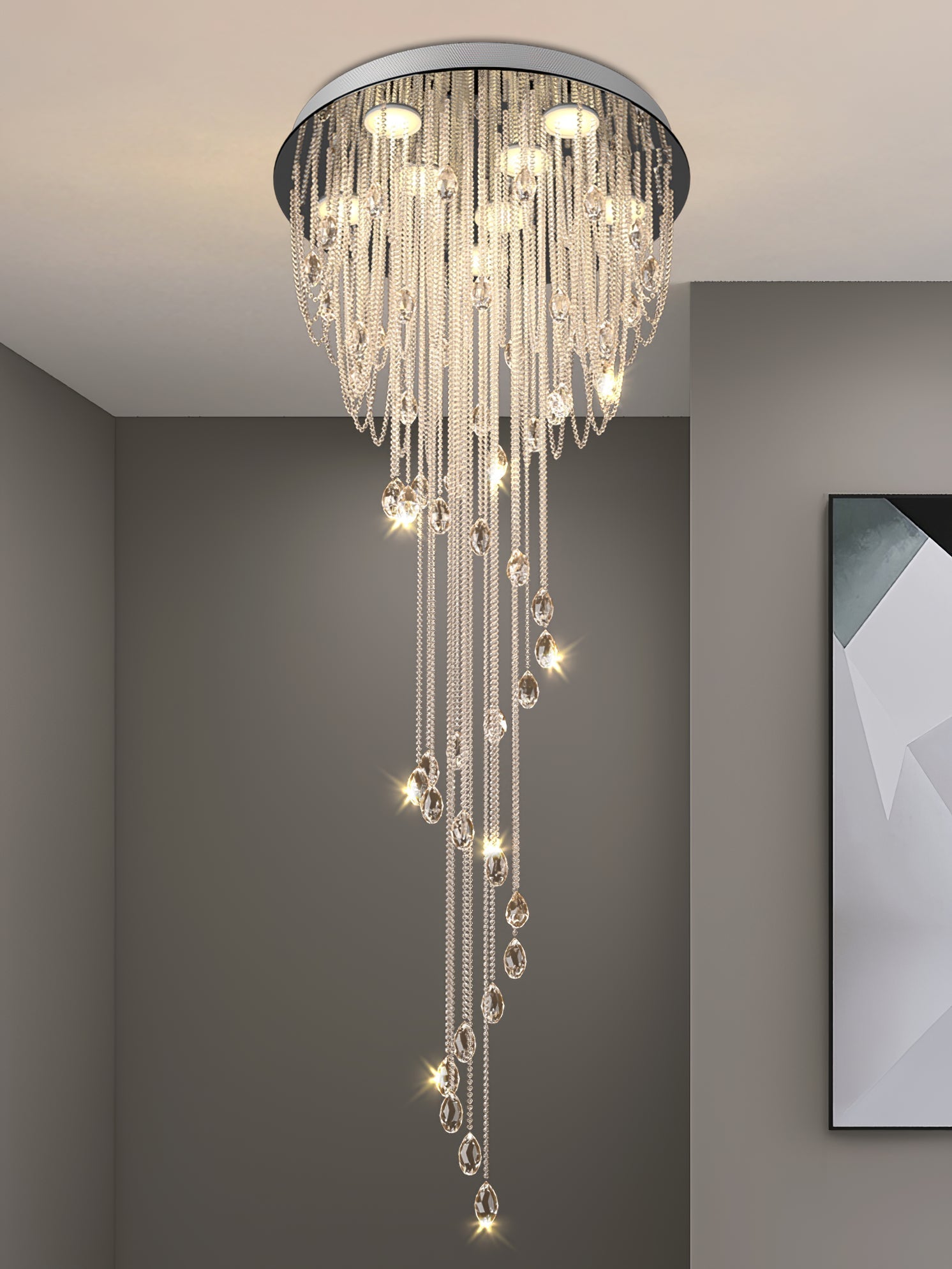 Evlaeia Postmodern Luxury Classic Crystal Chandelier - Letslighting