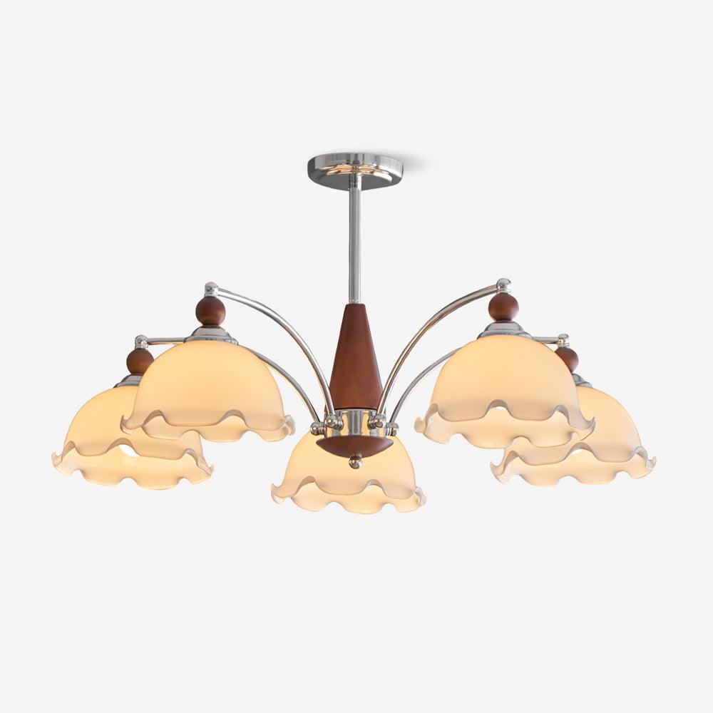 Claudia Flowers Chandelier Vintage Floral Elegance - Letslighting
