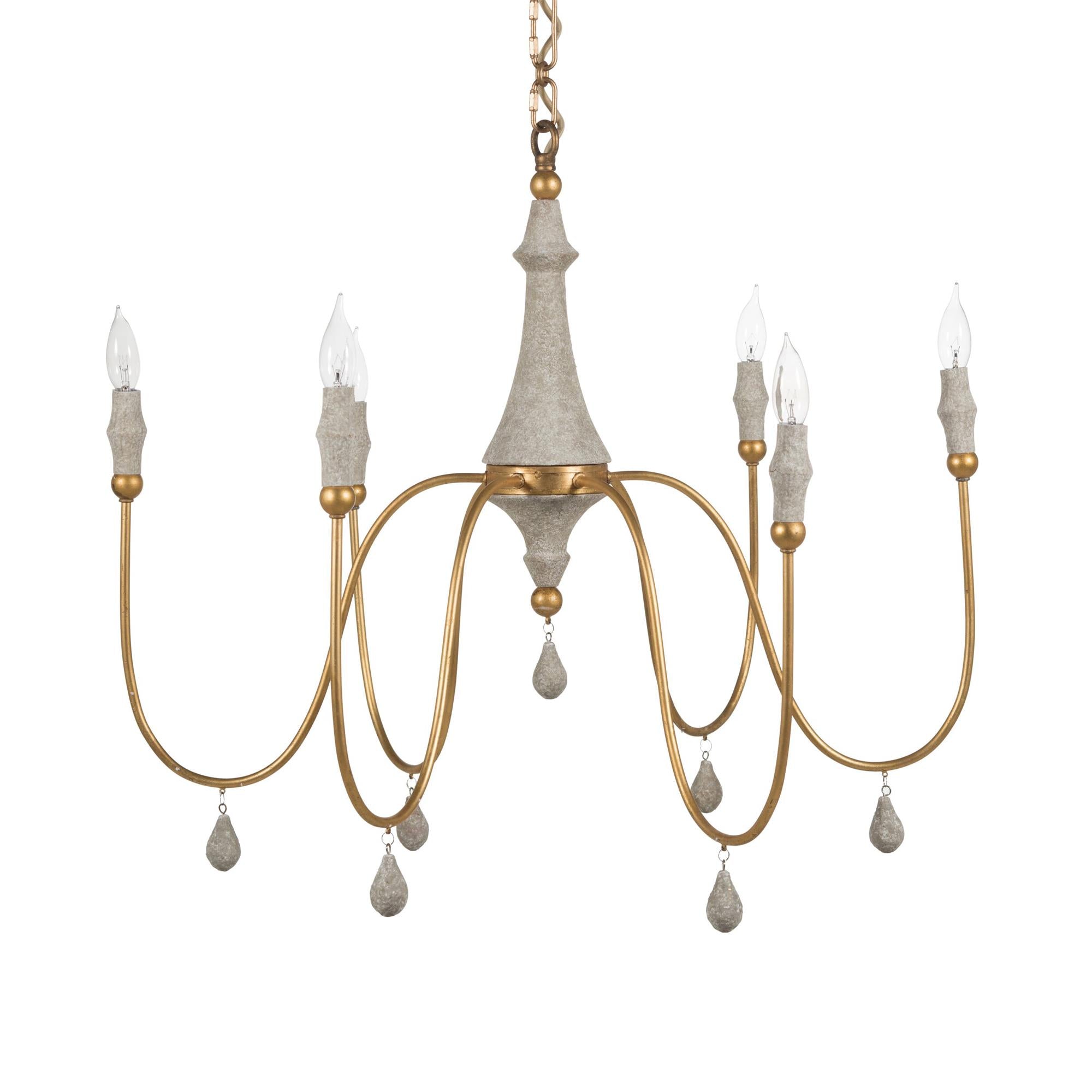 Arcad Vintage Industrial Wooden Chandelier - Letslighting