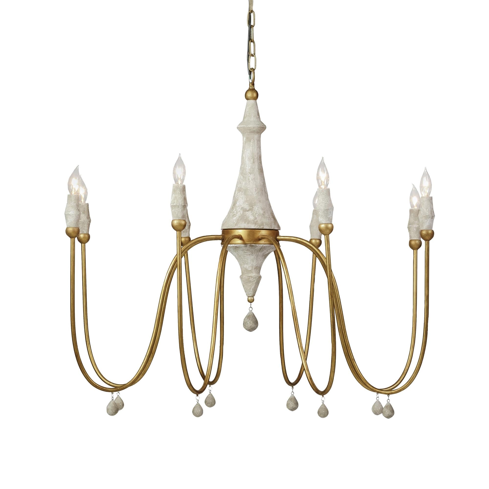 Arcad Vintage Industrial Wooden Chandelier - Letslighting