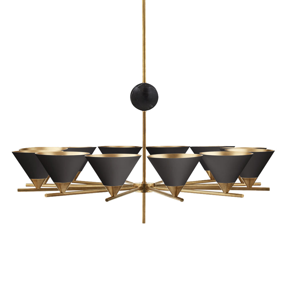 Bloom Large Vintage Marble Chandelier - Letslighting