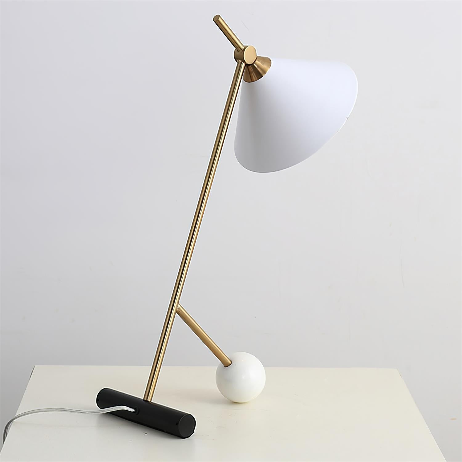 Zephyre Marble Geometric Table Lamp - Letslighting