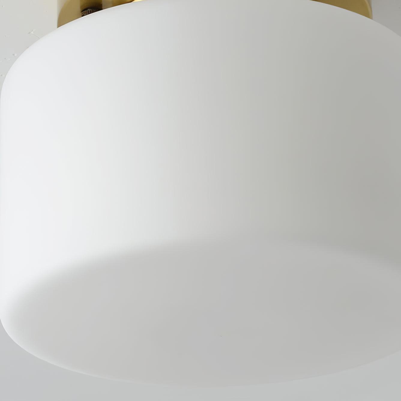 Elsilisra Nordic Art Brass Glass Flush Mount Ceiling Light - Letslighting
