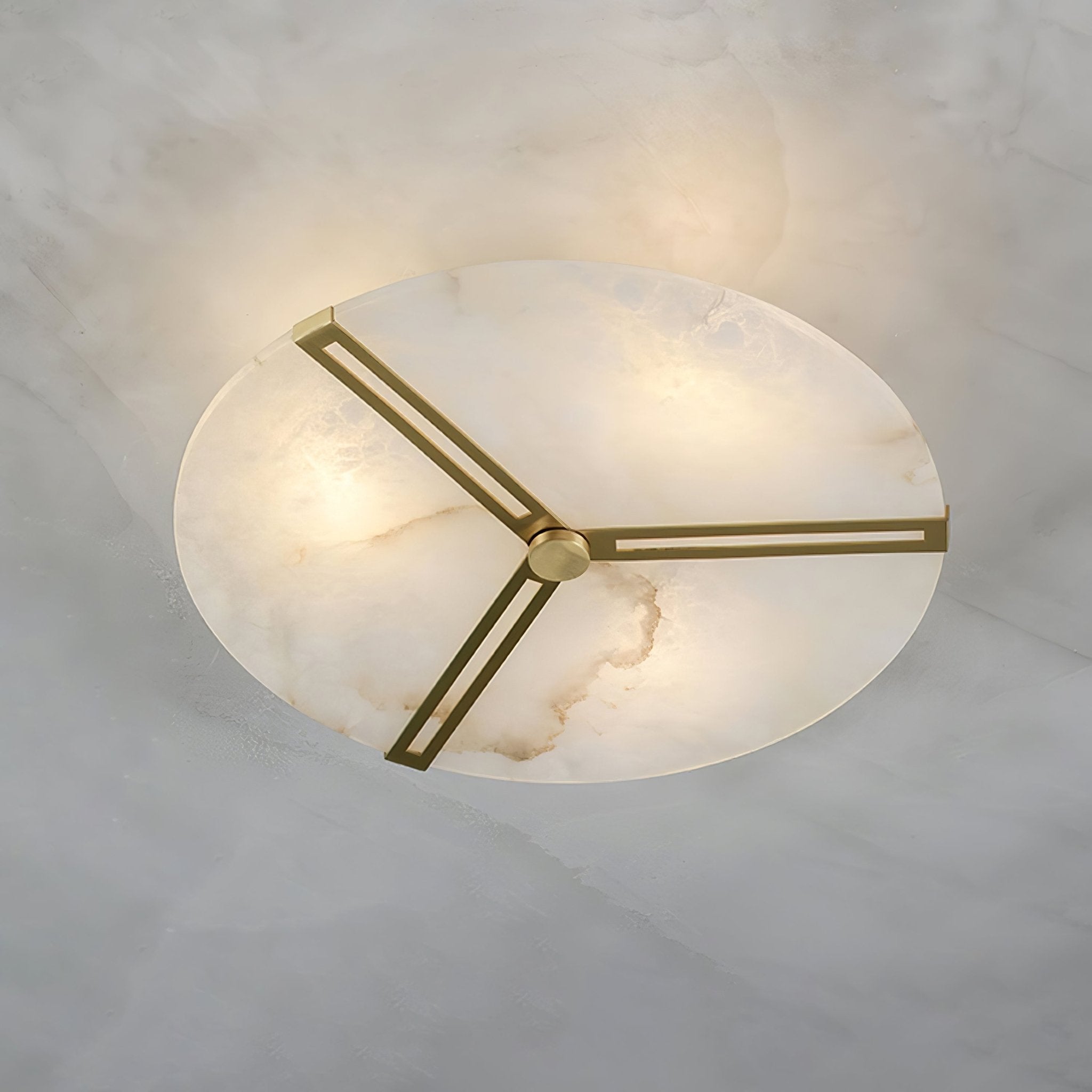 Aveline Alabaster Flush Mount Ceiling Light