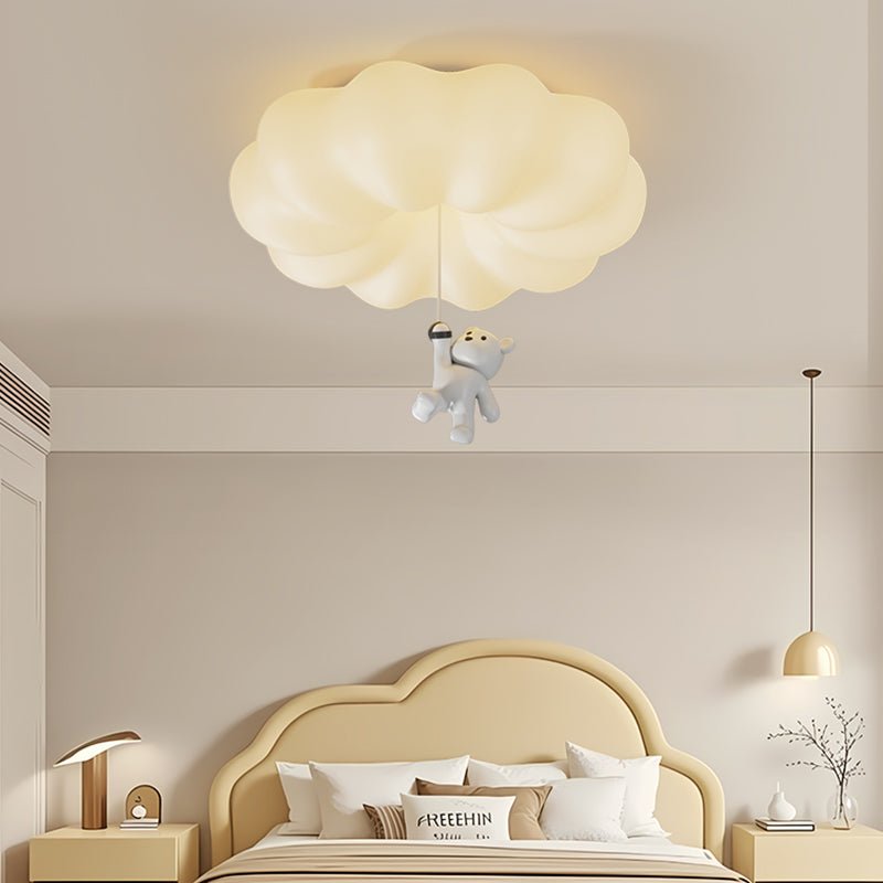 Civarion Classic Cloud Bear Resin Ceiling Light - Letslighting