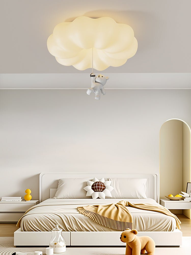 Civarion Classic Cloud Bear Resin Ceiling Light - Letslighting