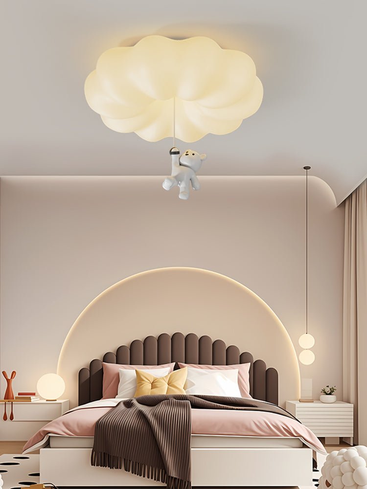 Civarion Classic Cloud Bear Resin Ceiling Light - Letslighting