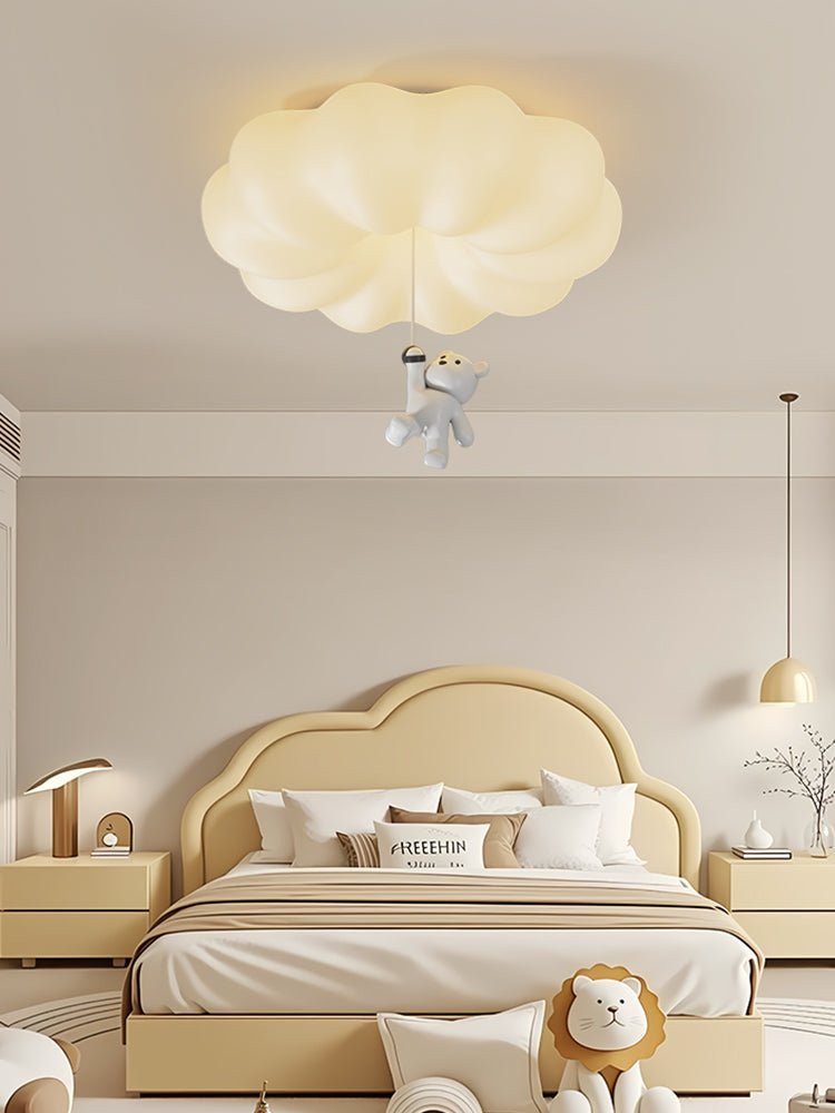 Civarion Classic Cloud Bear Resin Ceiling Light - Letslighting