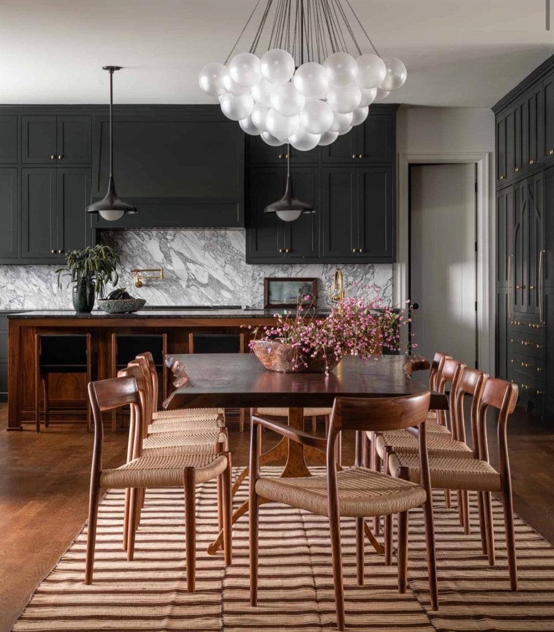 Lustra Chandelier Bubble Frosted Glass - Letslighting