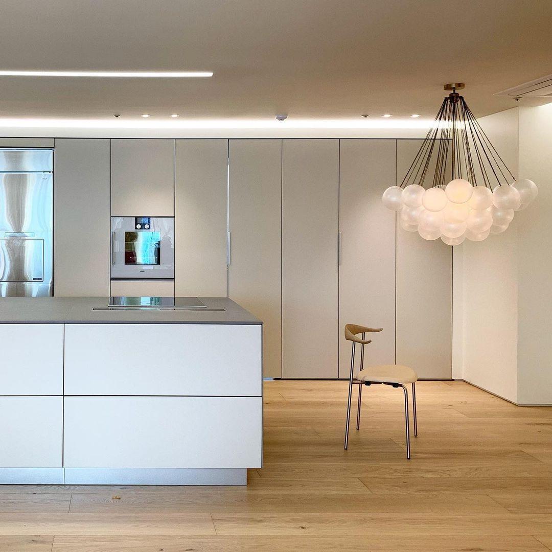 Lustra Chandelier Bubble Frosted Glass - Letslighting