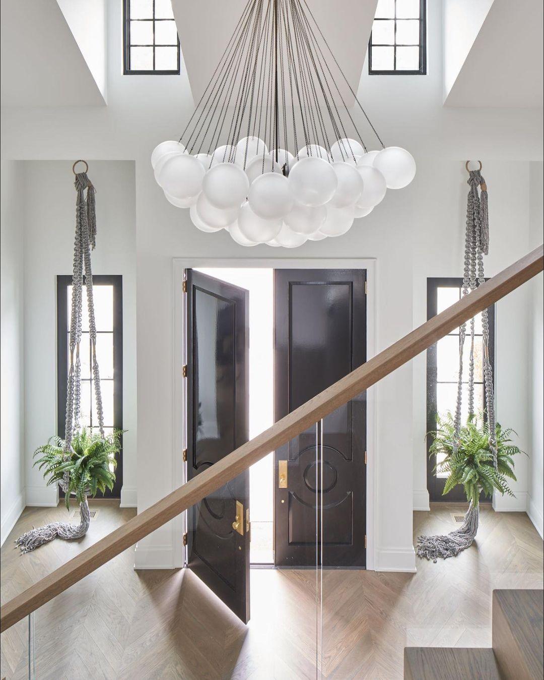 Lustra Chandelier Bubble Frosted Glass - Letslighting