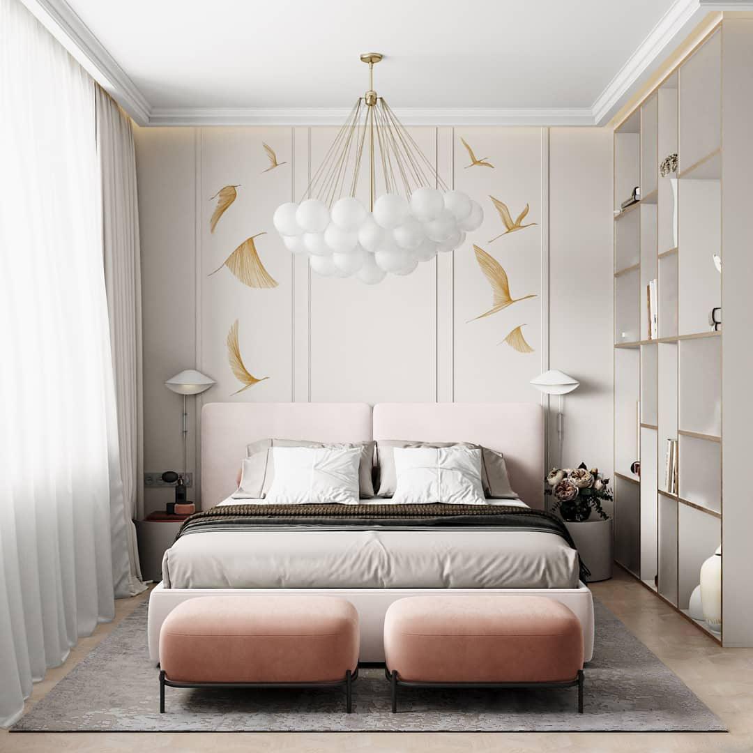 Lustra Chandelier Bubble Frosted Glass - Letslighting