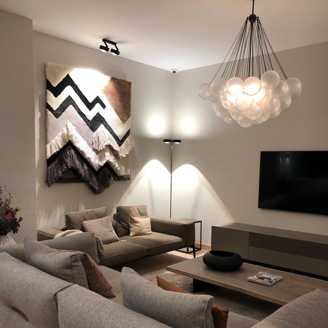 Lustra Chandelier Bubble Frosted Glass - Letslighting