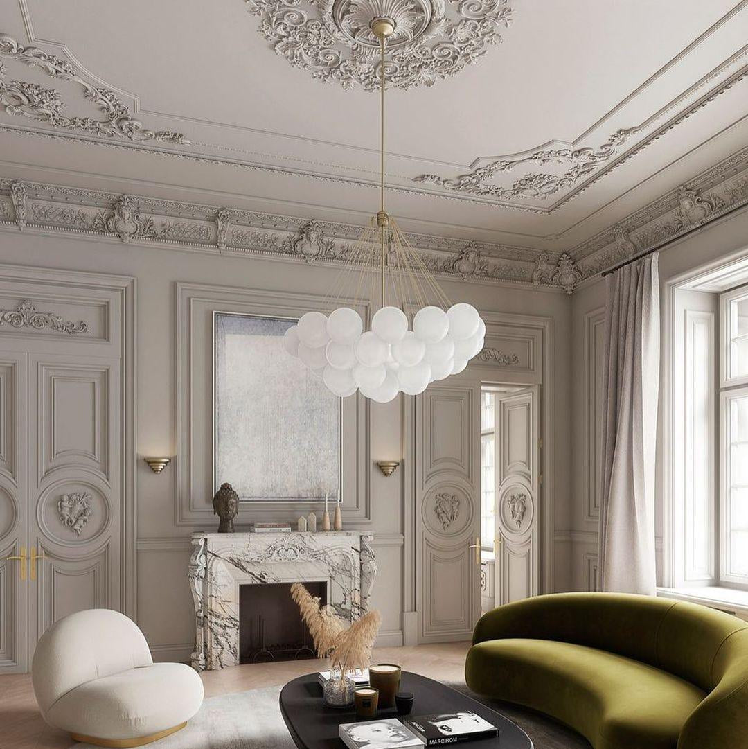 Valentina Glass Globe Pendant Light Bubble