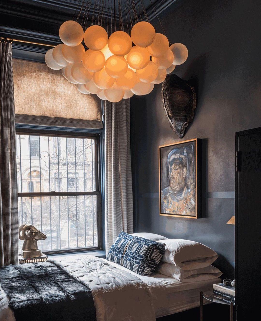Lustra Chandelier Bubble Frosted Glass - Letslighting