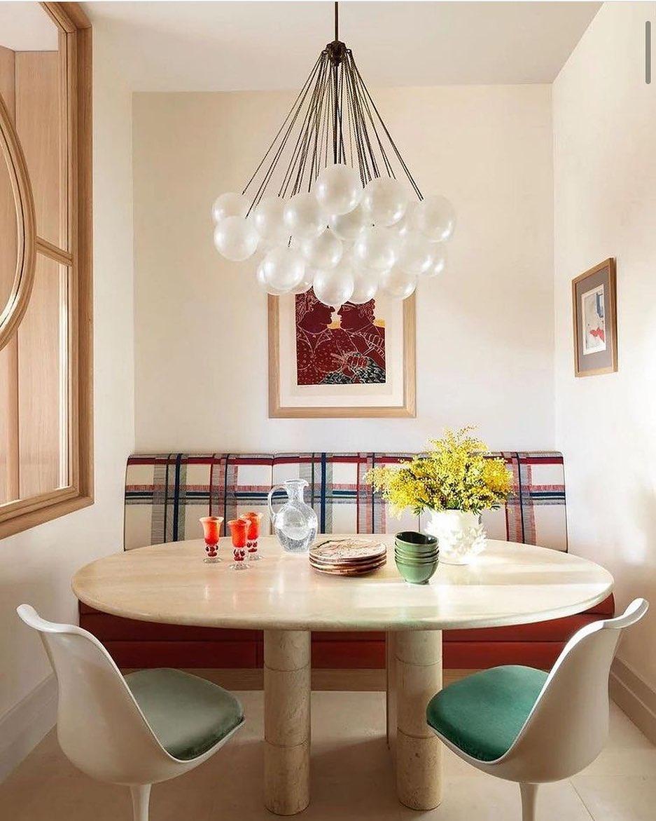 Lustra Chandelier Bubble Frosted Glass - Letslighting