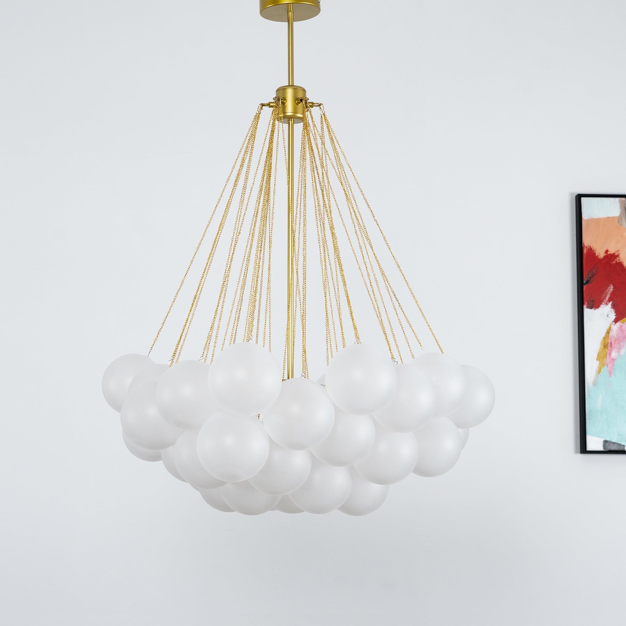 Valentina Glass Globe Pendant Light Bubble