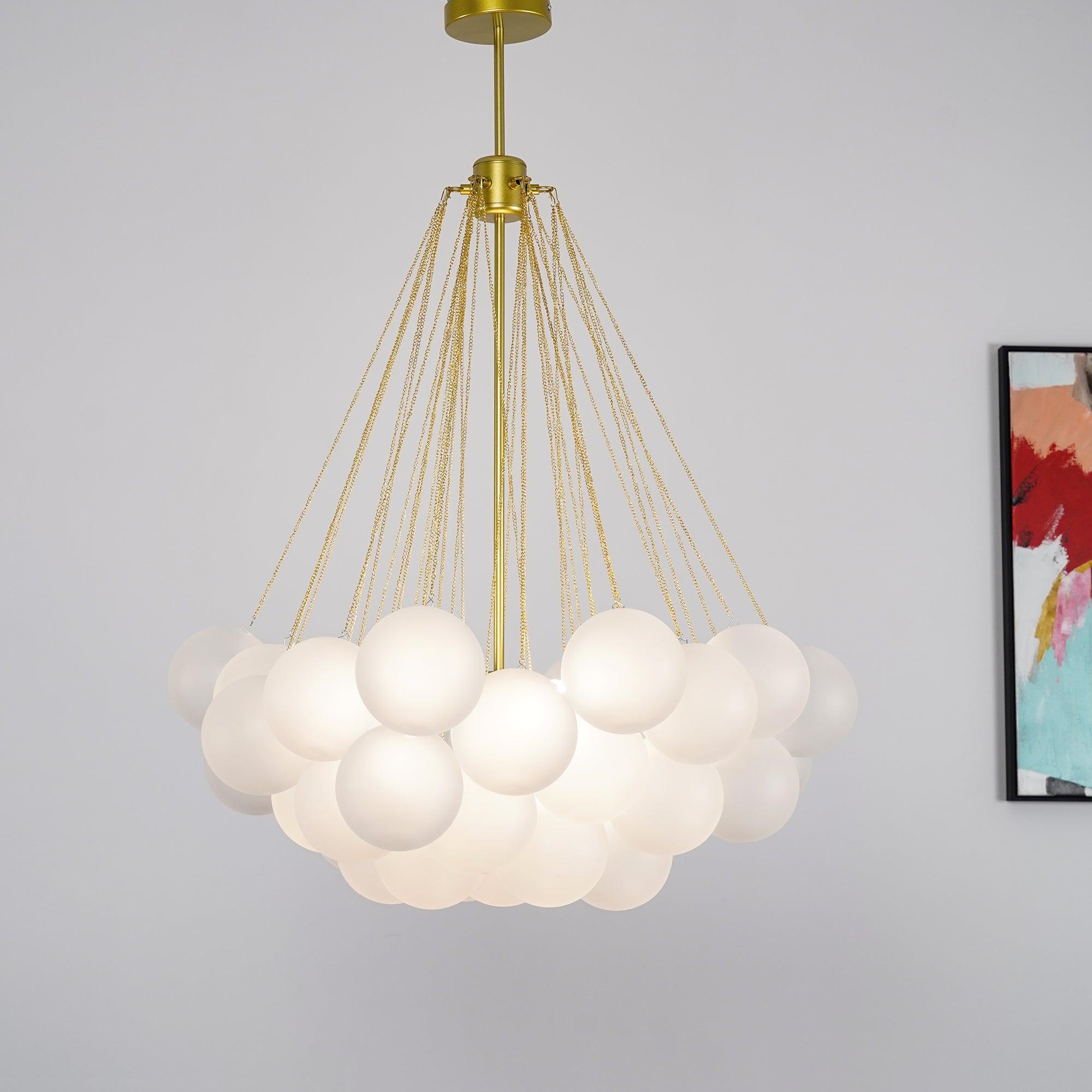 Valentina Glass Globe Pendant Light Bubble