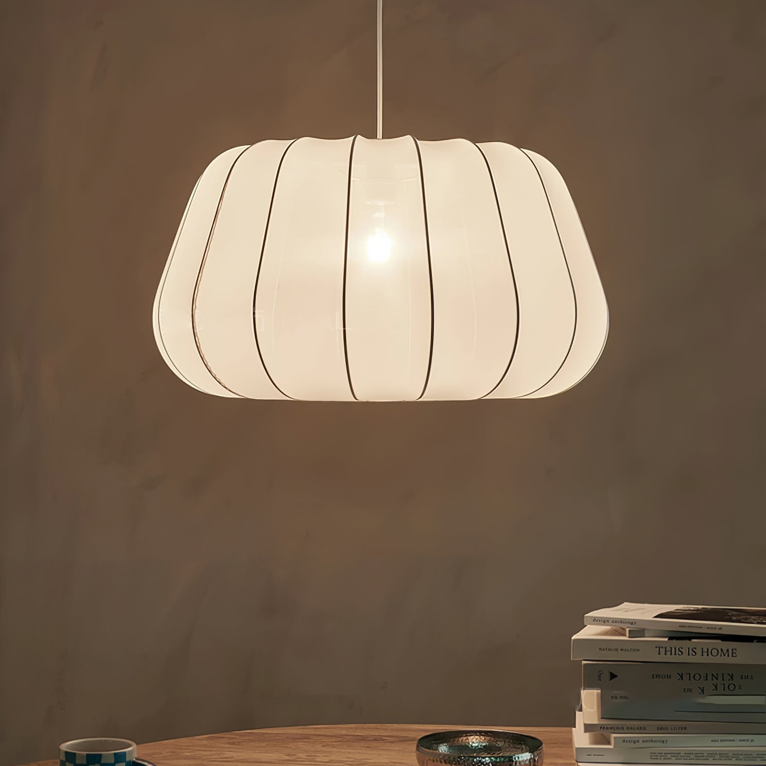Evvararis Elegance Cloud Fabric Pendant Lamp - Letslighting
