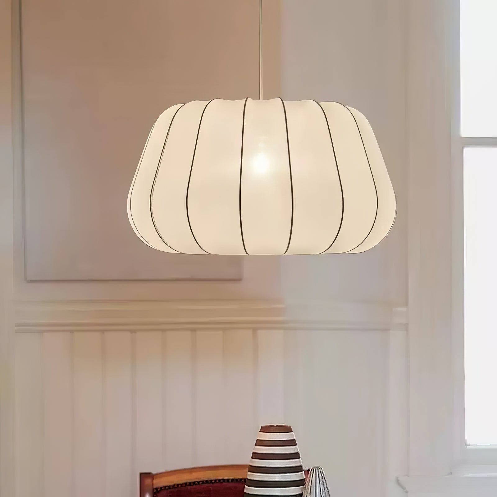 Evvararis Elegance Cloud Fabric Pendant Lamp - Letslighting