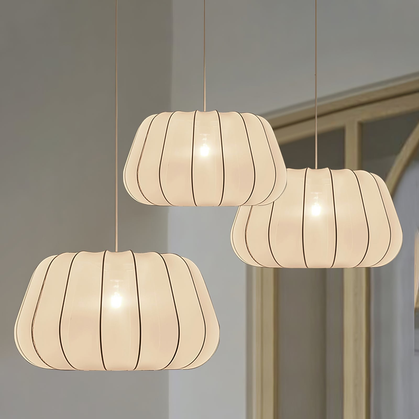Evvararis Elegance Cloud Fabric Pendant Lamp - Letslighting