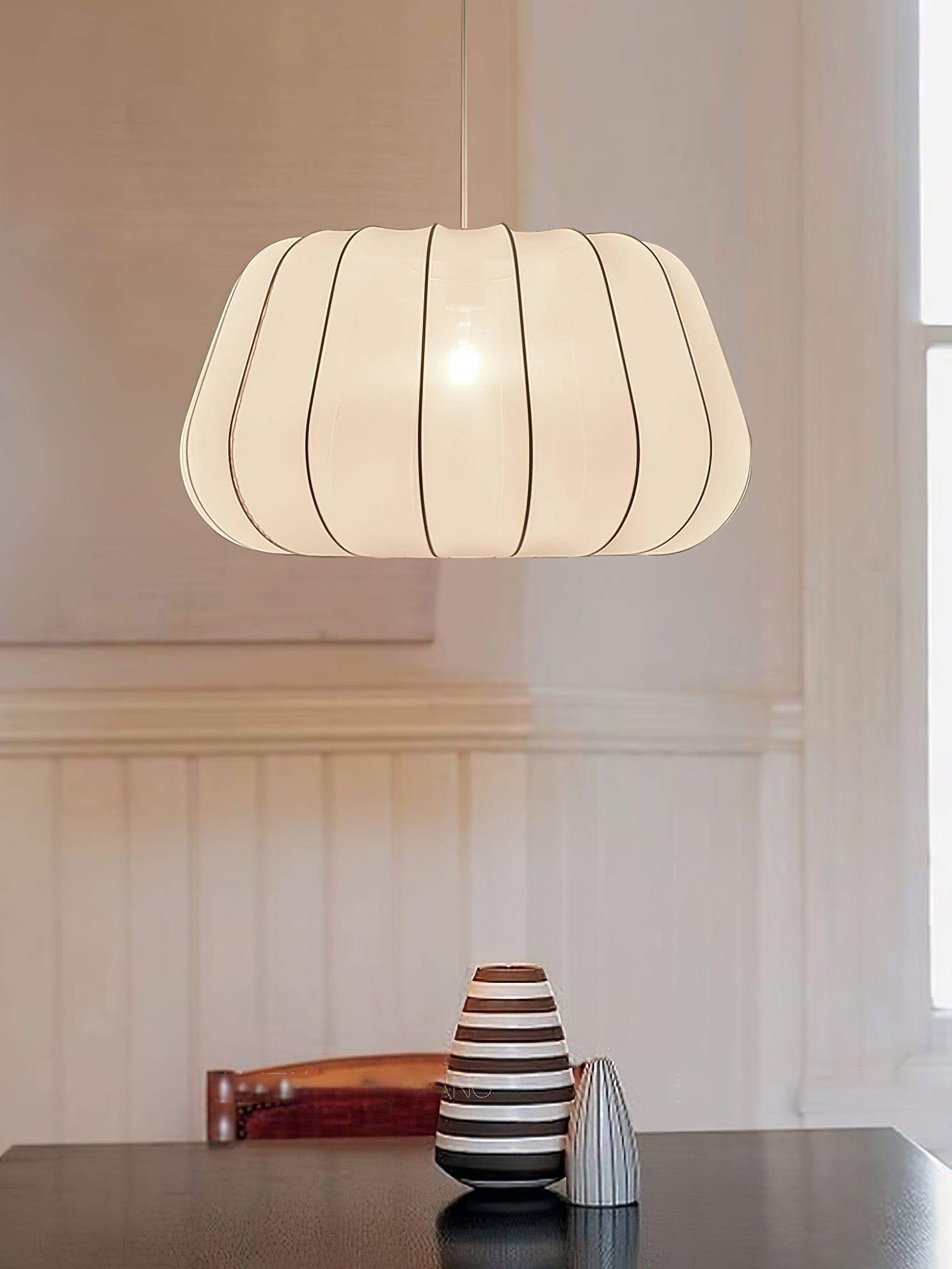 Evvararis Elegance Cloud Fabric Pendant Lamp - Letslighting