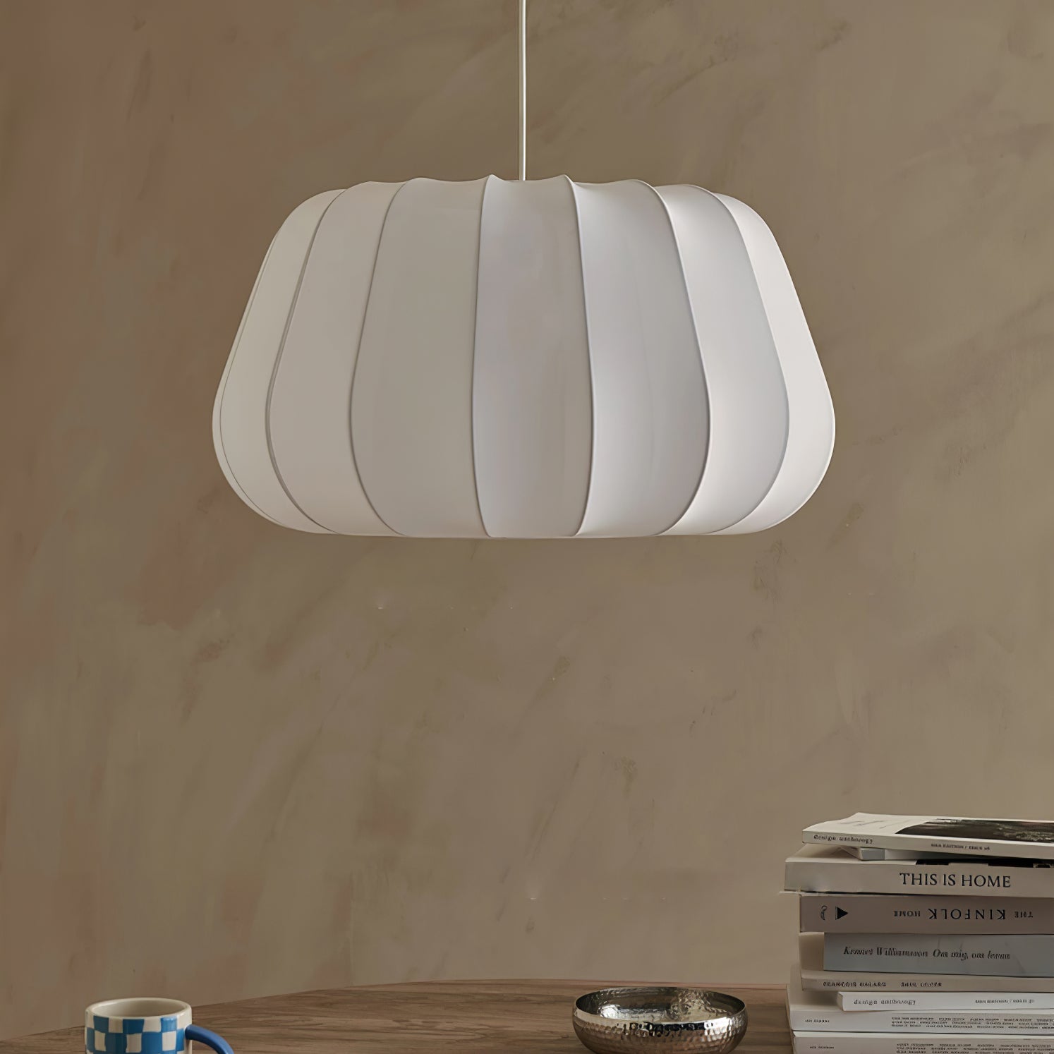 Evvararis Elegance Cloud Fabric Pendant Lamp - Letslighting