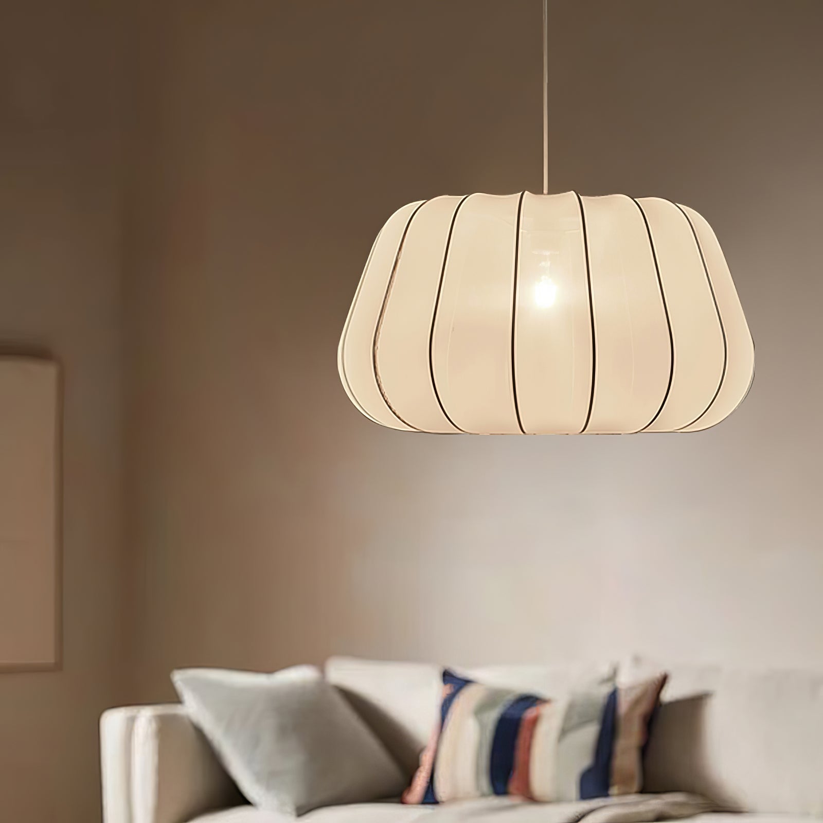 Evvararis Elegance Cloud Fabric Pendant Lamp - Letslighting