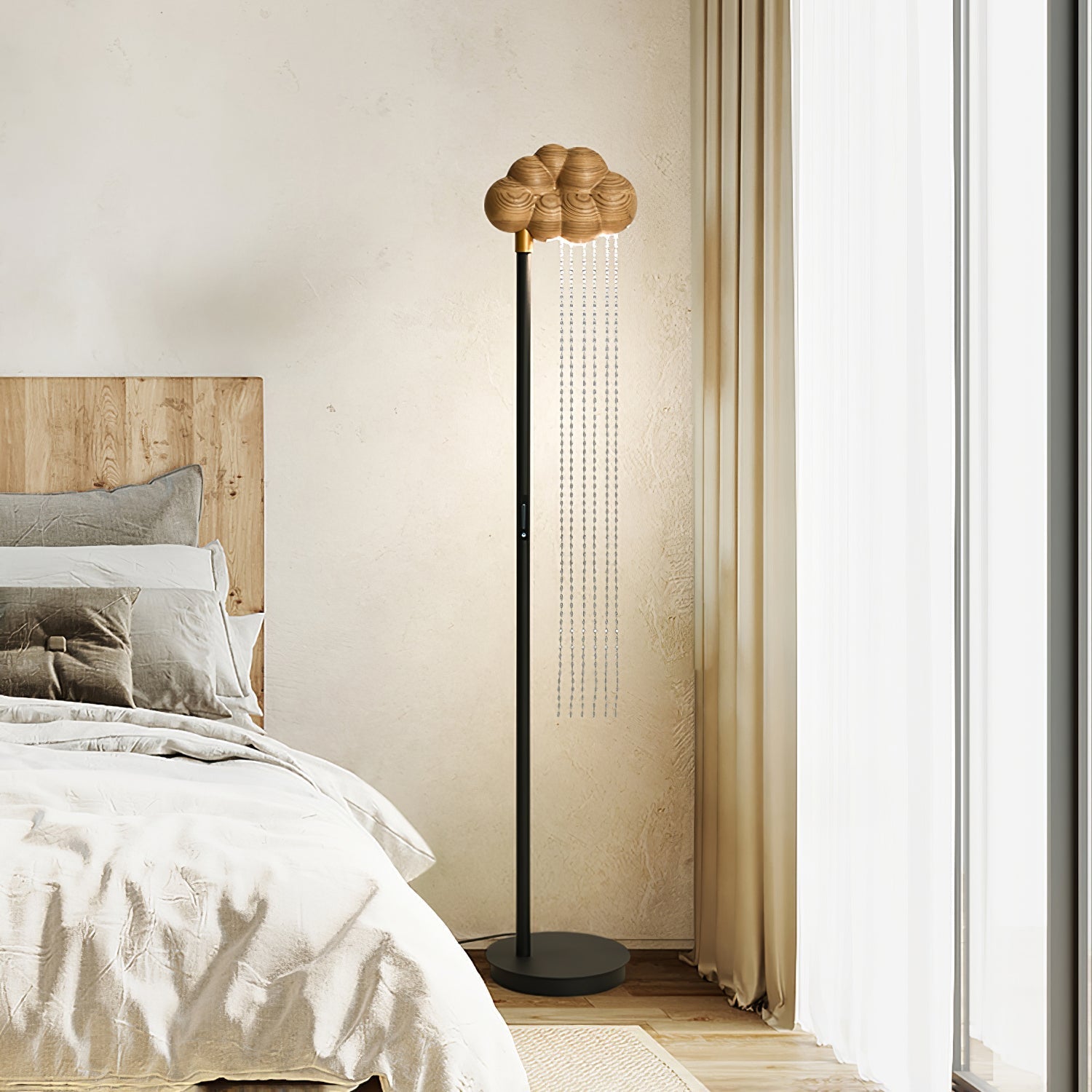 Orinyra Cloud-shaped Bronze Floor Lamp - Letslighting