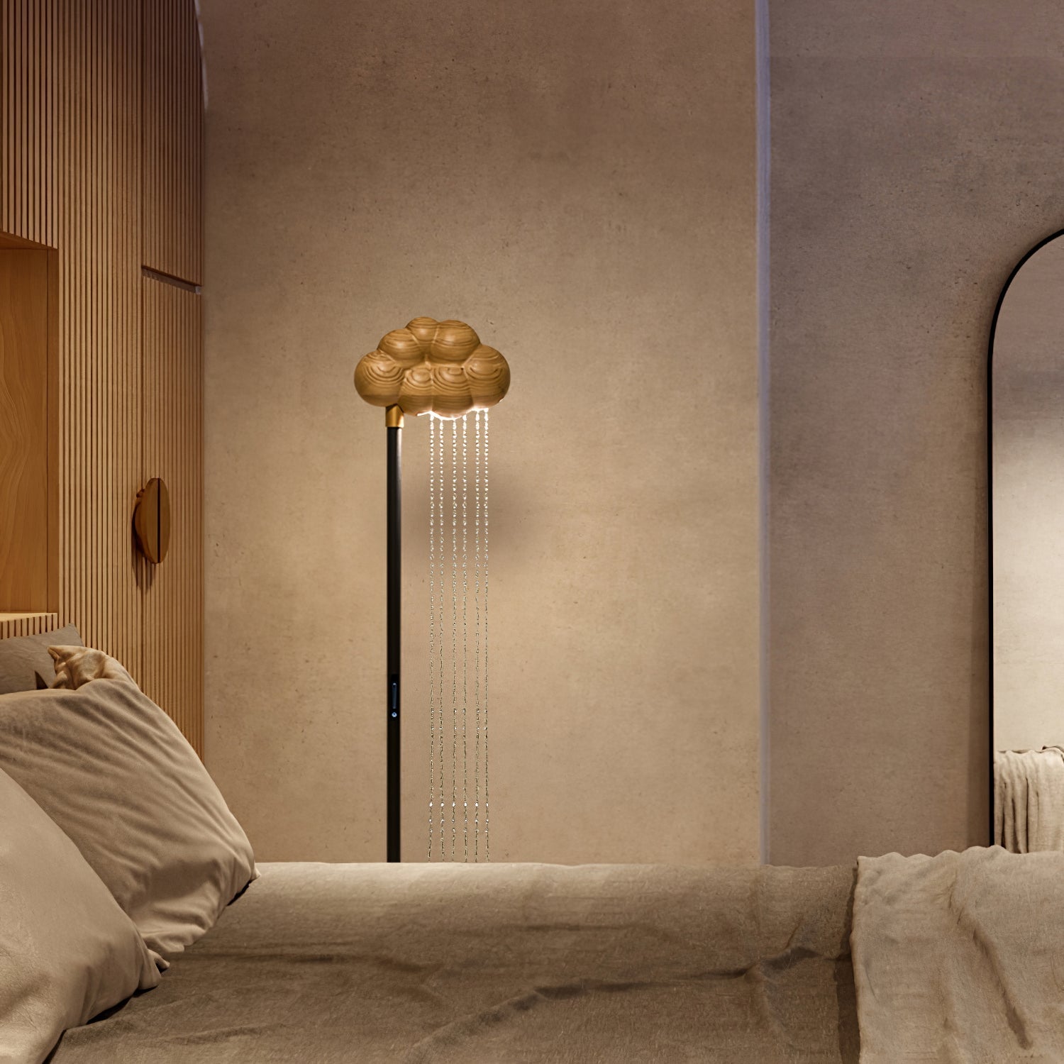 Orinyra Cloud-shaped Bronze Floor Lamp - Letslighting