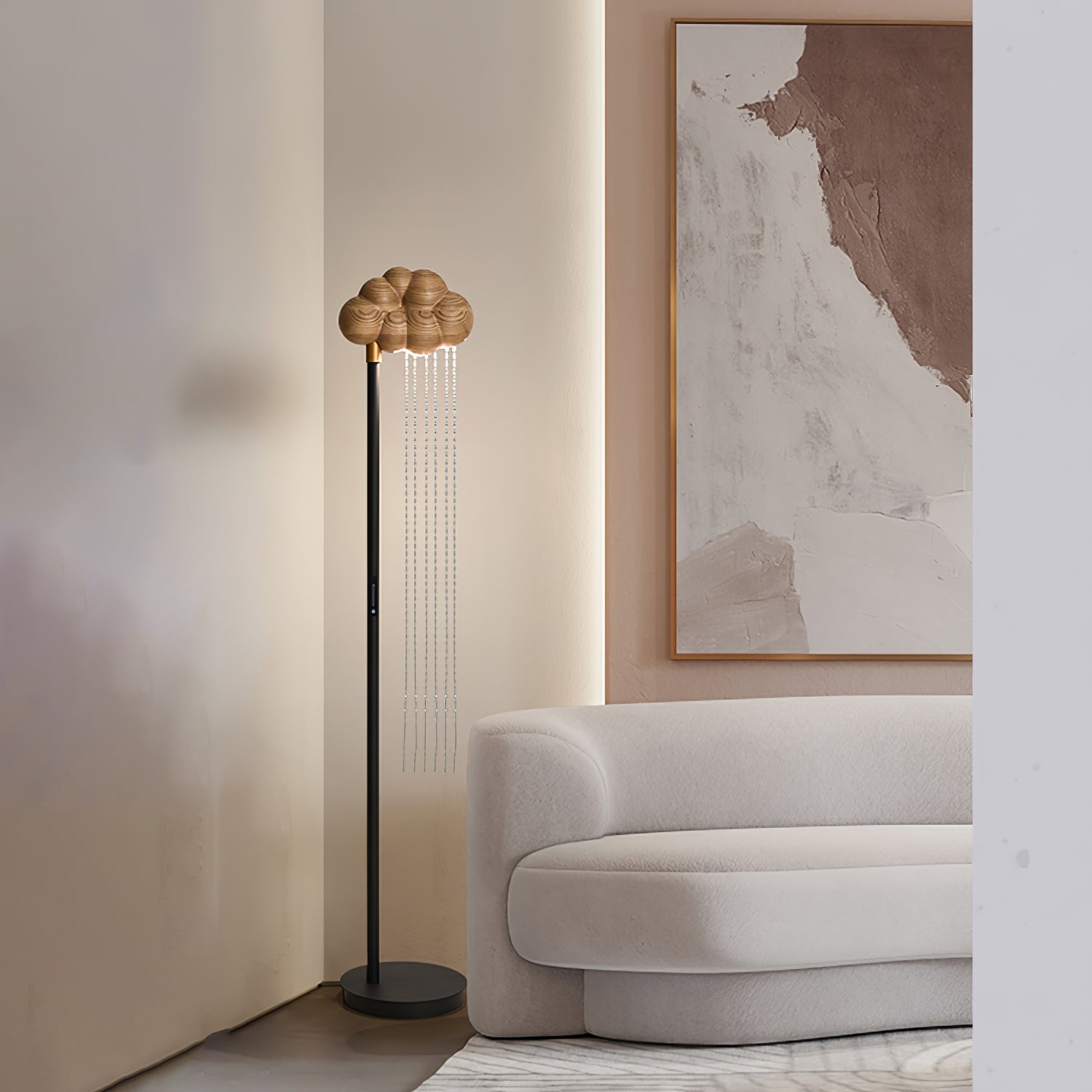 Orinyra Cloud-shaped Bronze Floor Lamp - Letslighting