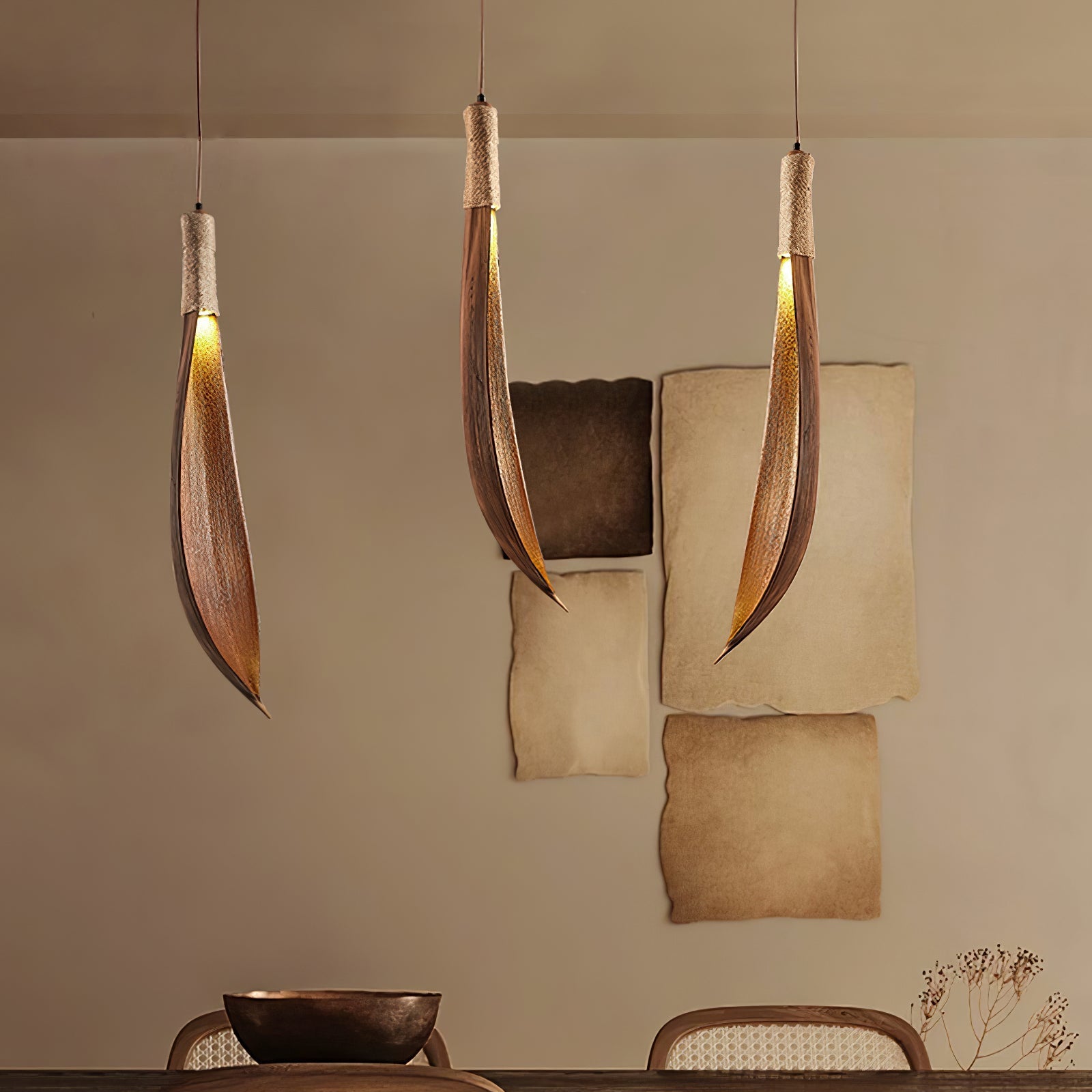 Brynn Natural Pendant Lamp - Letslighting