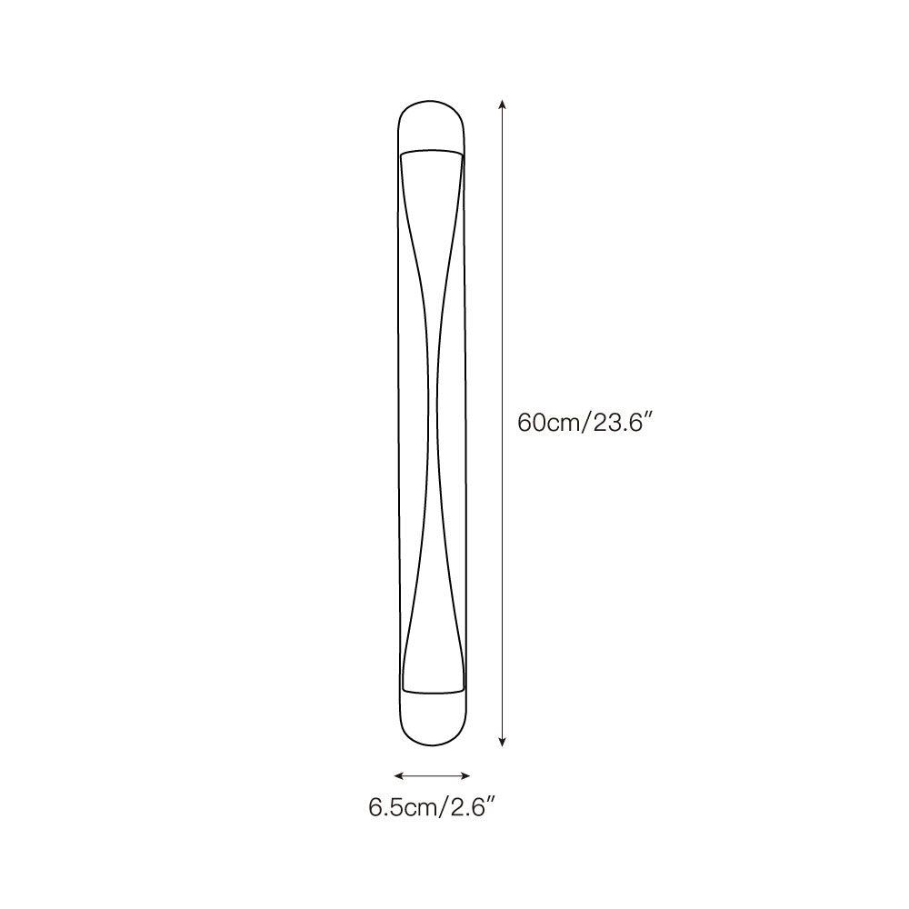 Jolt Modern Minimalist Copper Acrylic Wall Lamp - Letslighting