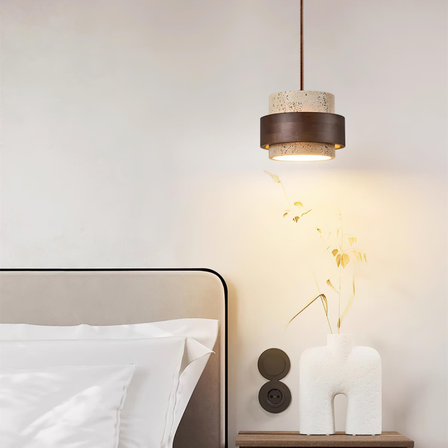 Ritta Pendant Light Travertine