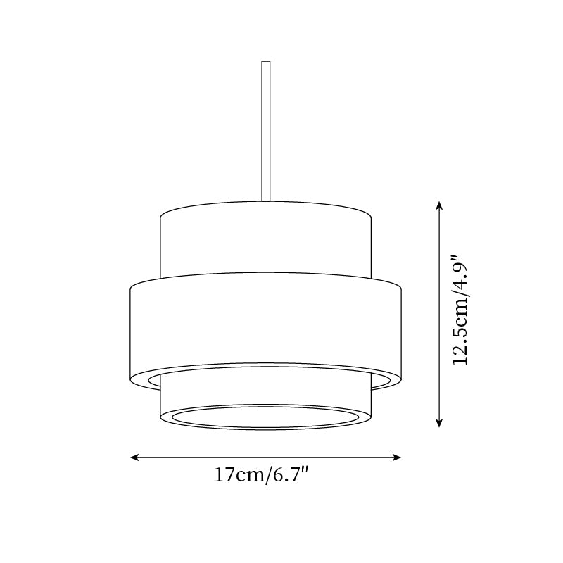 Ritta Pendant Light Travertine