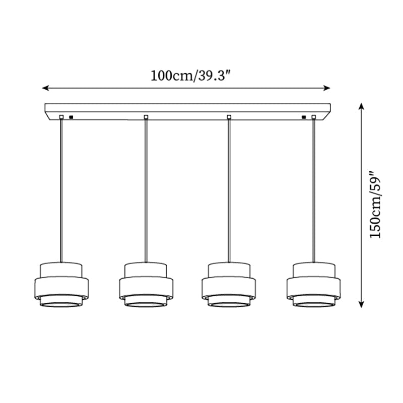 Ritta Pendant Light Travertine